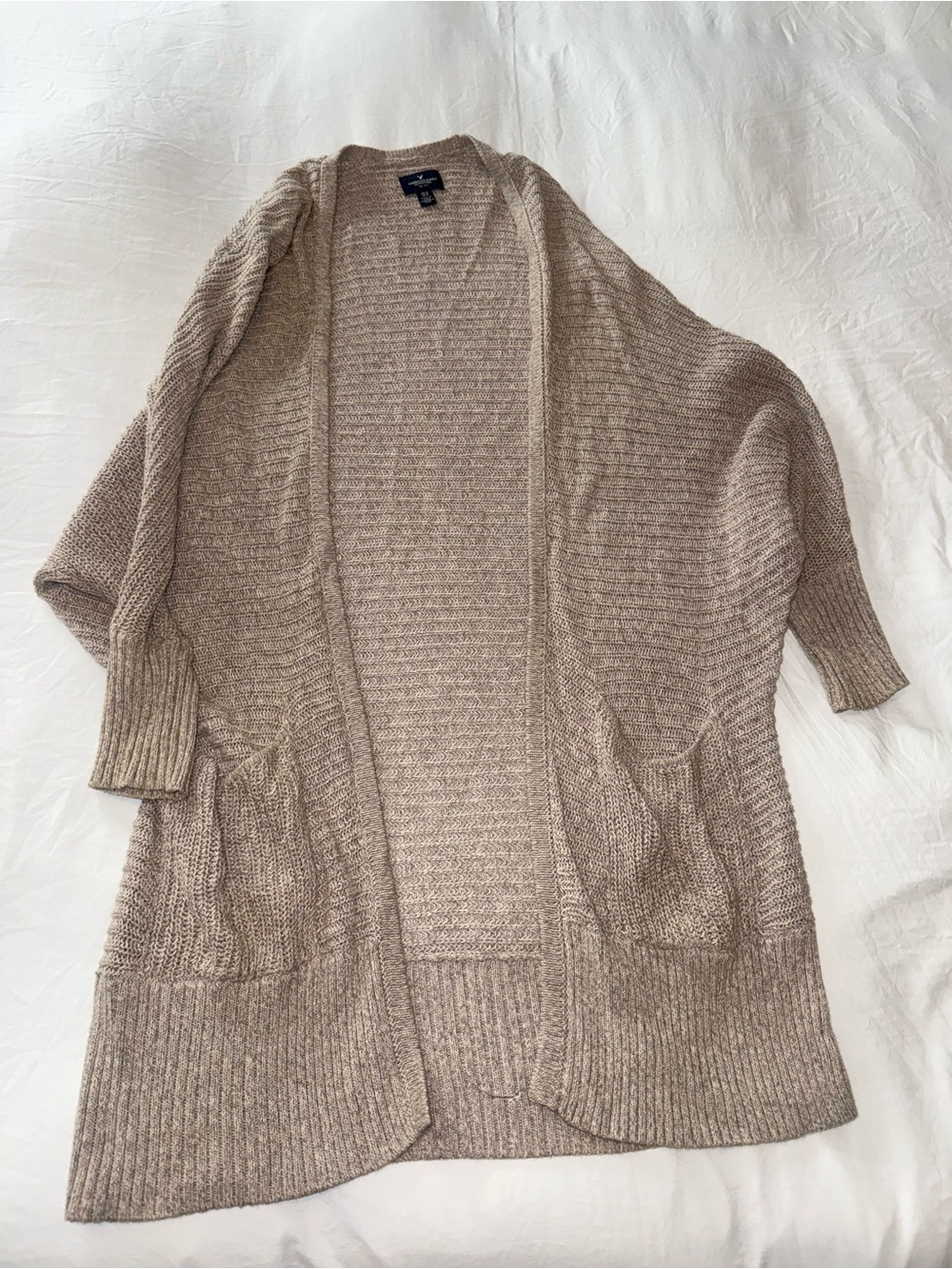 American Eagle Beige Womens Cardigan